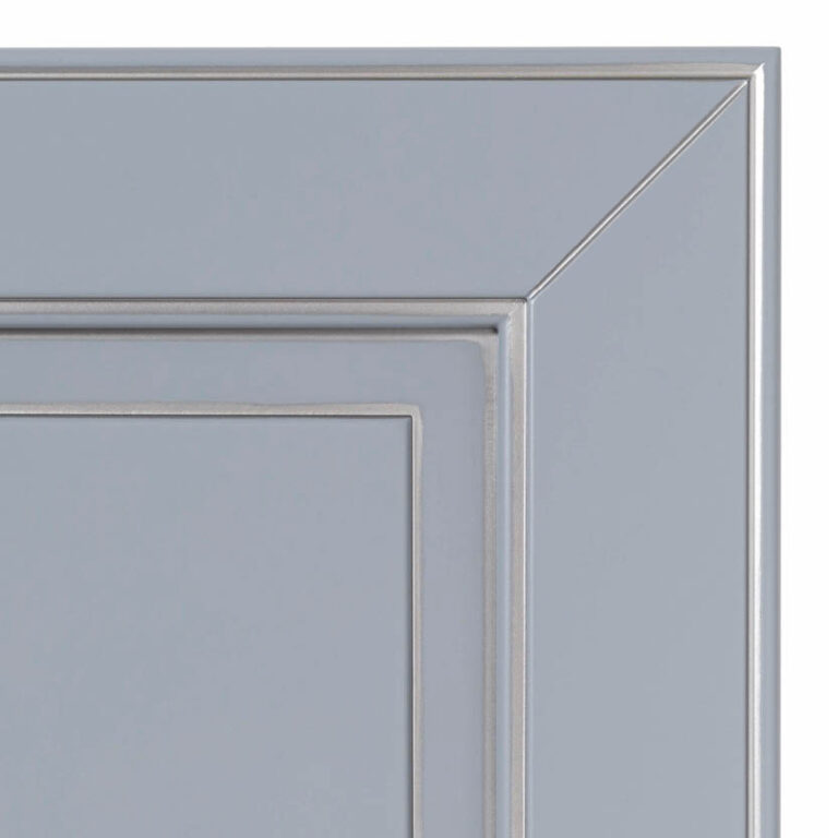Azzurro polvere filo argento